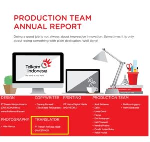 “Well done!” – Telkom acknowledges Investindo in its 2015 Annual Report